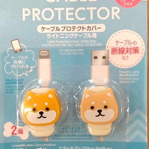 $5 New Animal Shiba Dog iPhone Cable Protector - Picture 3 of 6